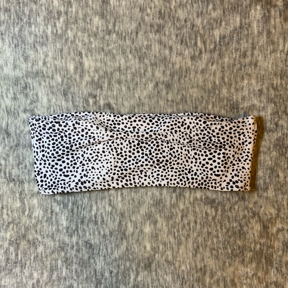 Zaful bandeau leopard print thong bikini set - Picture 3 of 5